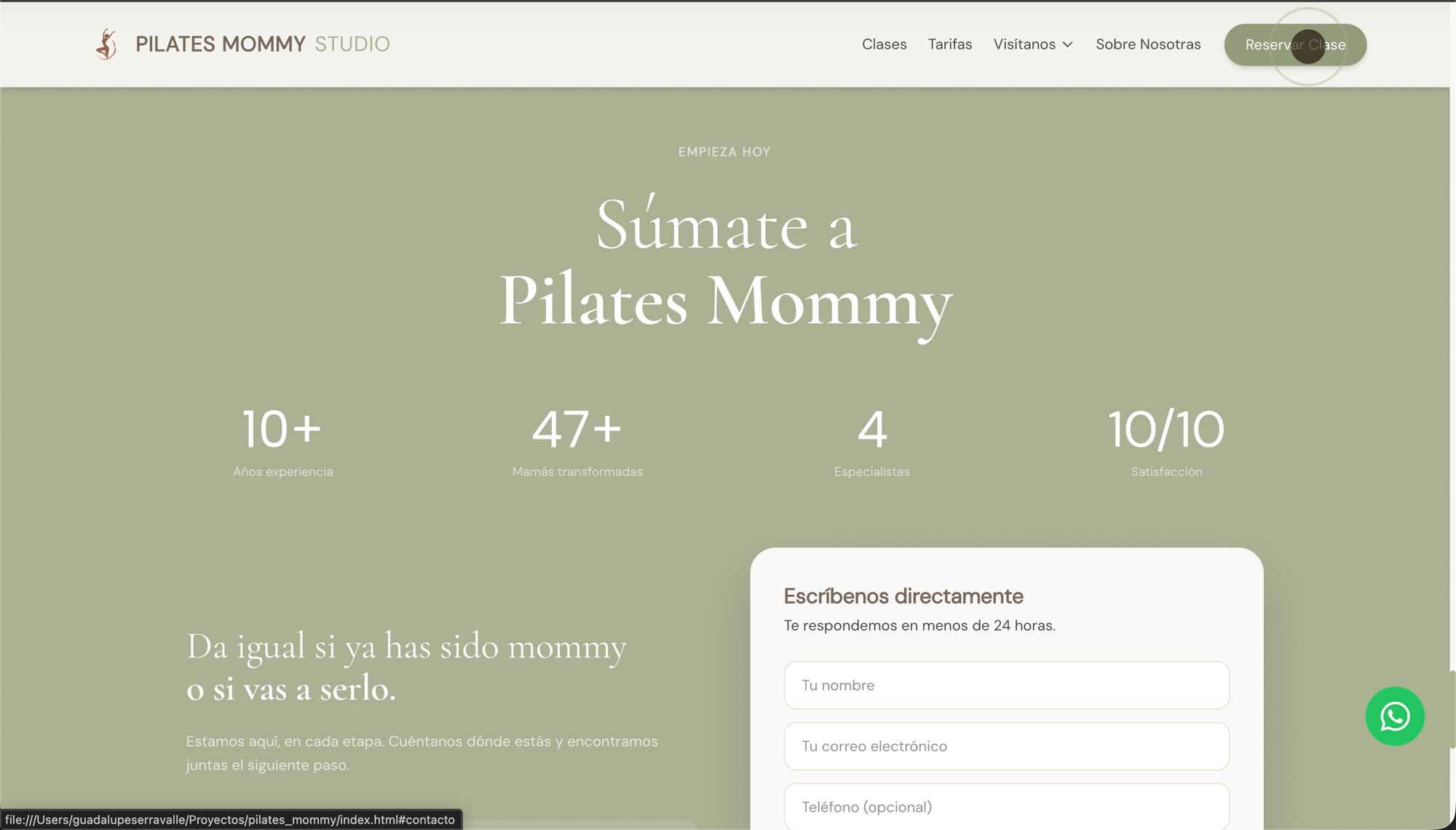 Pilates Mommy Studio · vista 2